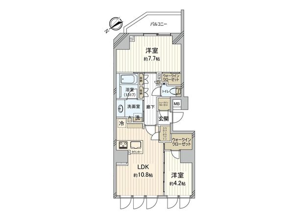 アークマークときわ台 間取図(平面図)