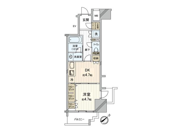 日神デュオステージ常盤台銀座 間取図(平面図) 日神デュオステージ常盤台銀座 間取図(平面図)