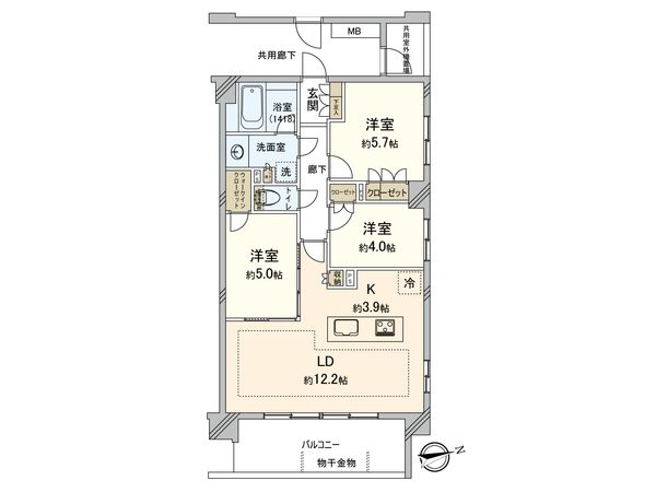 レーベン板橋大山ART BLANGE 間取図(平面図) レーベン板橋大山ART BLANGE 間取図(平面図)