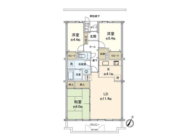 パルシティ徳丸 3号棟 間取図(平面図) パルシティ徳丸 3号棟 間取図(平面図)