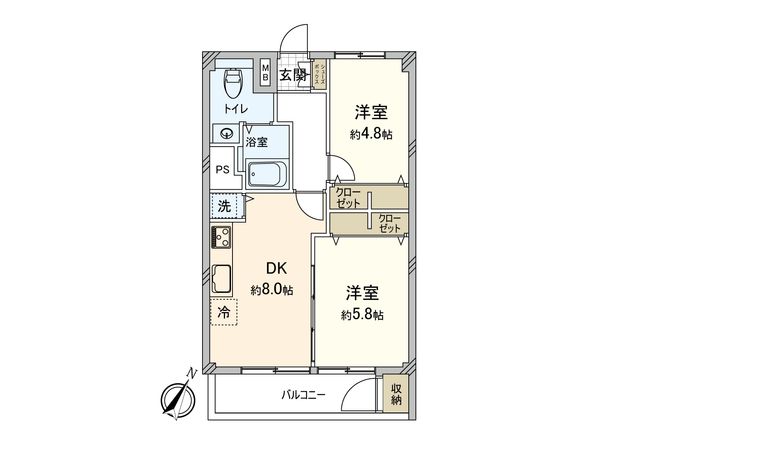 南常盤台ハイム 間取図(平面図) 南常盤台ハイム 間取図(平面図)