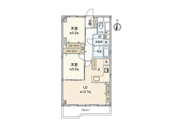 パシフィック武蔵野台ニューハイツ 間取図(平面図) 間取図(平面図)