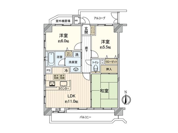 ライオンズシティ小竹向原 間取図(平面図) ライオンズシティ小竹向原 間取図(平面図)