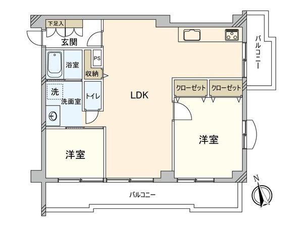 朝日常盤台マンション 間取図(平面図) 朝日常盤台マンション 間取図(平面図)