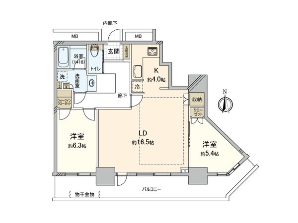 北戸田ファーストゲートタワー 間取図(平面図) 間取図(平面図)