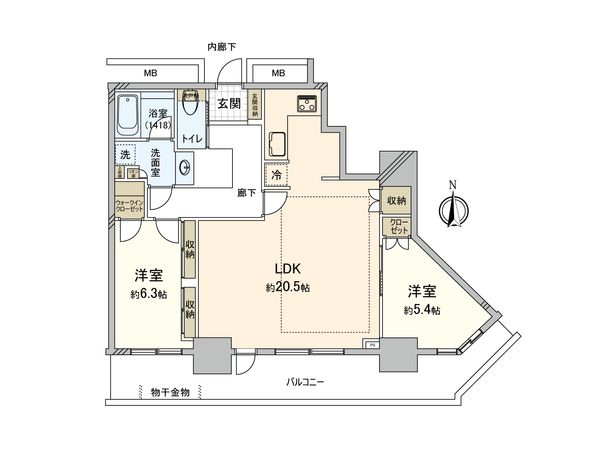 北戸田ファーストゲートタワー 間取図(平面図)