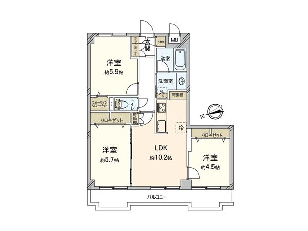 スターロワイヤル常盤台 間取図(平面図) 間取図(平面図)