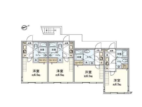 アザーレ・プラネ上板橋 間取図(平面図) アザーレ・プラネ上板橋 間取図(平面図)