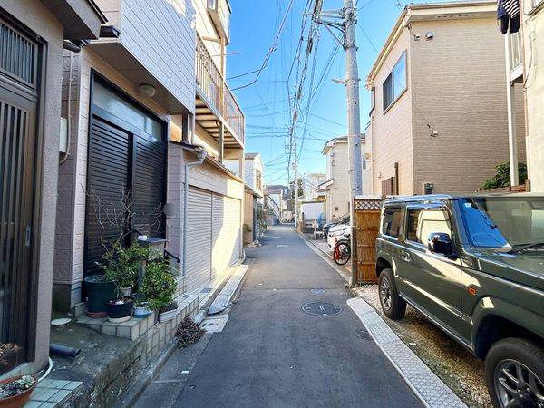 江戸川区平井6丁目 土地 前面道路含む外観