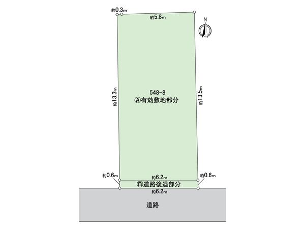 江東区大島2丁目 土地 区画図