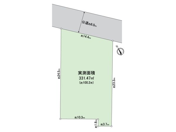 江戸川区平井6丁目 土地 区画図 江戸川区平井6丁目 土地 区画図