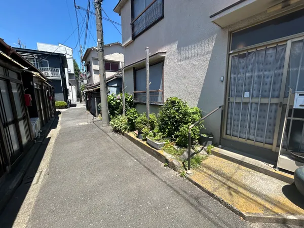 前面道路　