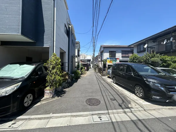 前面道路　