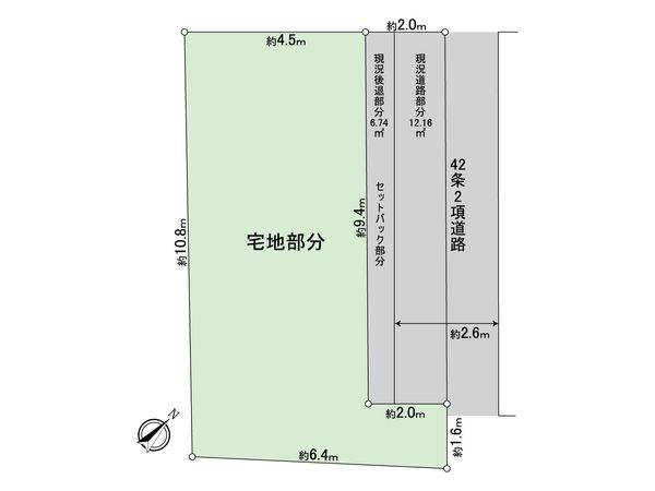 江戸川区平井5丁目 土地 区画図 江戸川区平井5丁目 土地 区画図