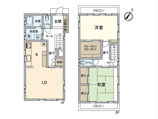 東向島4丁目戸建 間取図(平面図)