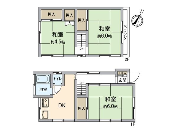 押上3丁目戸建 間取図(平面図)