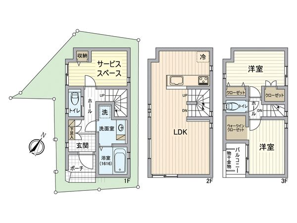 墨田区東向島1丁目 新築戸建 間取図(平面図) 間取図(平面図)