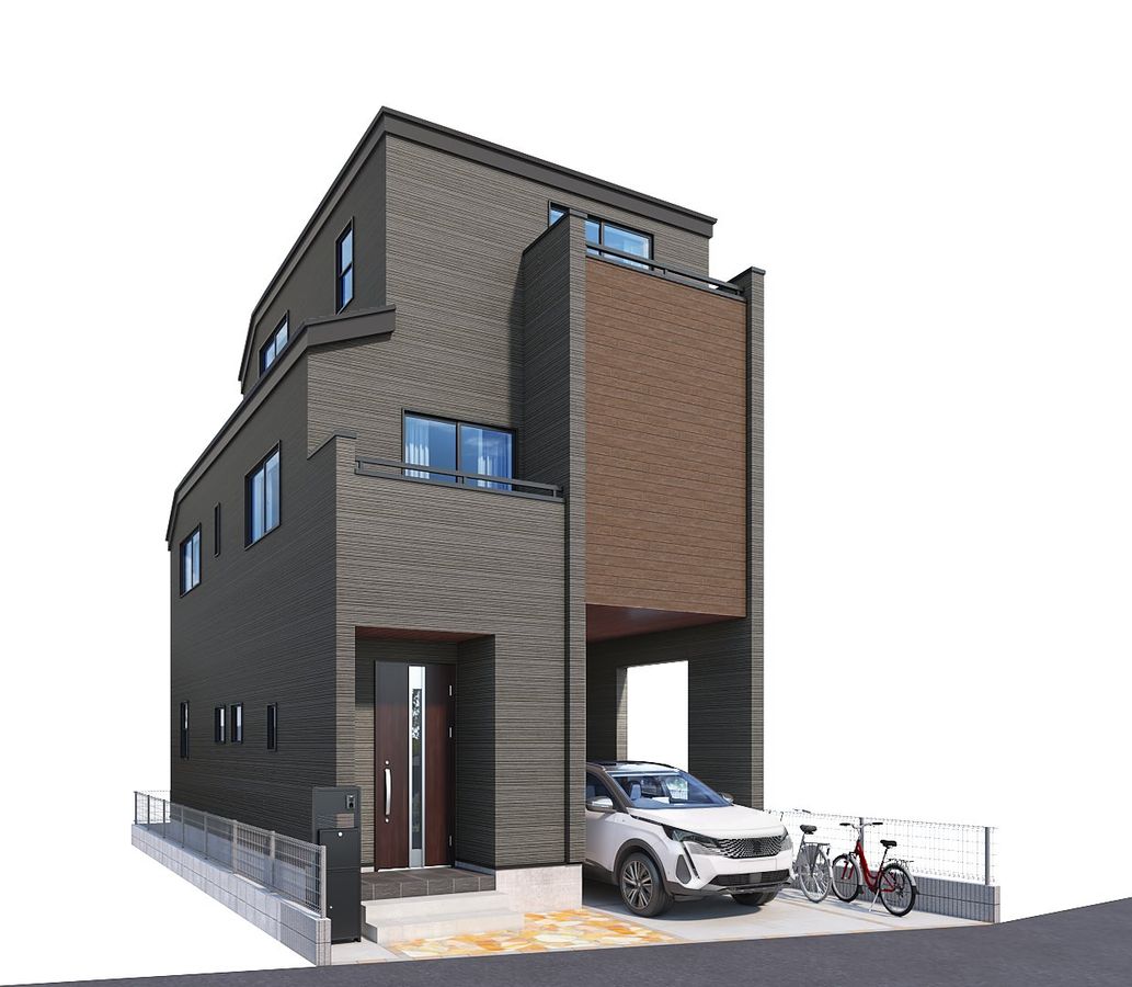 船堀2丁目戸建 外観パース図 外観パース図