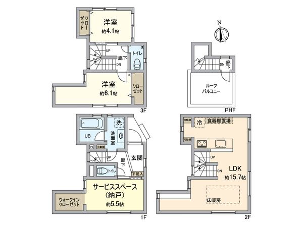 東向島4丁目 新築戸建 間取図(平面図)