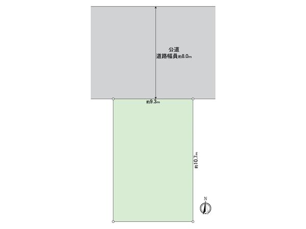 墨田区太平1丁目 借地権付戸建 区画図 墨田区太平1丁目 借地権付戸建 区画図