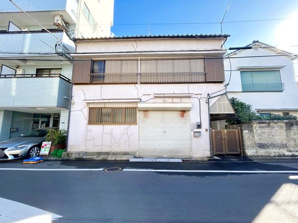 墨田区太平1丁目 借地権付戸建 前面道路含む外観 墨田区太平1丁目 借地権付戸建 前面道路含む外観