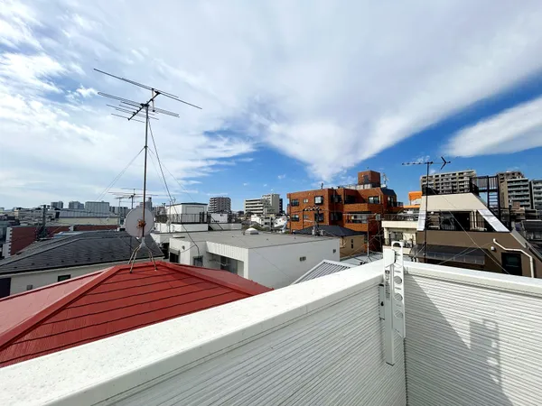 ルーフバルコニーからの眺望（北西向き）