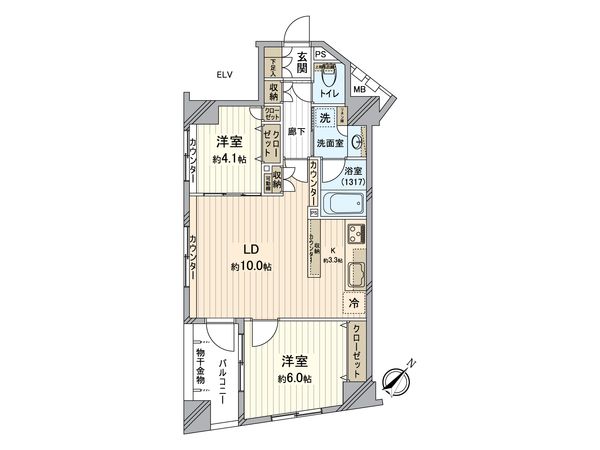 アーリアシティ曳舟 間取図(平面図) 間取図(平面図)