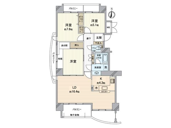 間取図(平面図)