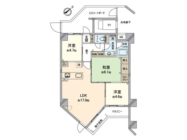 ヴェレーナ森下リグレ 間取図(平面図) ヴェレーナ森下リグレ 間取図(平面図)