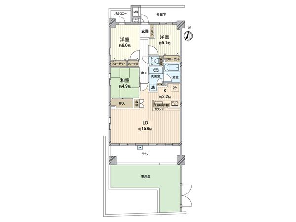 リリーベル墨田リバーコースト 間取図(平面図) リリーベル墨田リバーコースト 間取図(平面図)