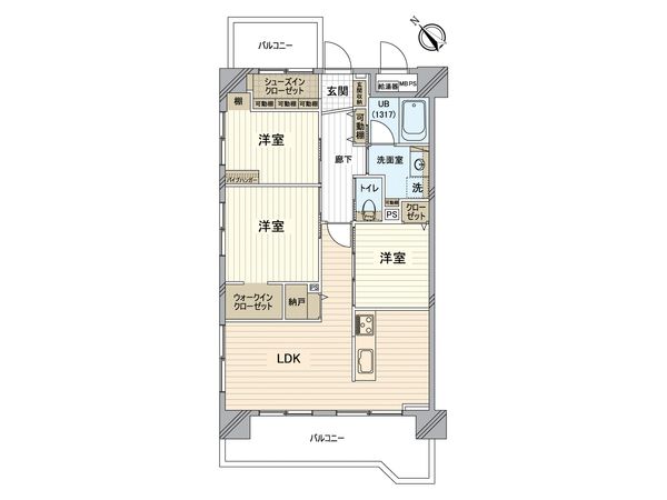 モナークマンション両国隅田川 間取図(平面図) モナークマンション両国隅田川 間取図(平面図)