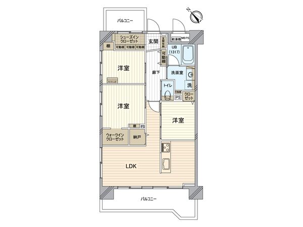 モナークマンション両国隅田川 間取図(平面図) モナークマンション両国隅田川 間取図(平面図)