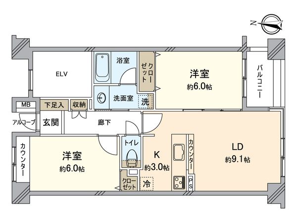 ステイツ菊川 間取図(平面図) 間取図(平面図)