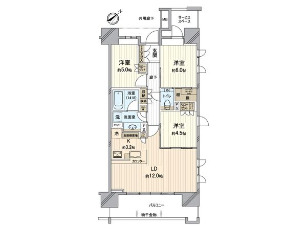 パークホームズ押上ザレジデンス 間取図(平面図)