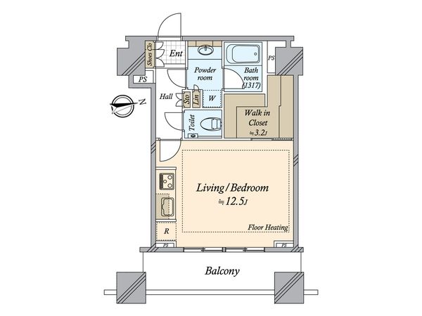 シティタワー高輪 間取図(平面図) 間取図(平面図)