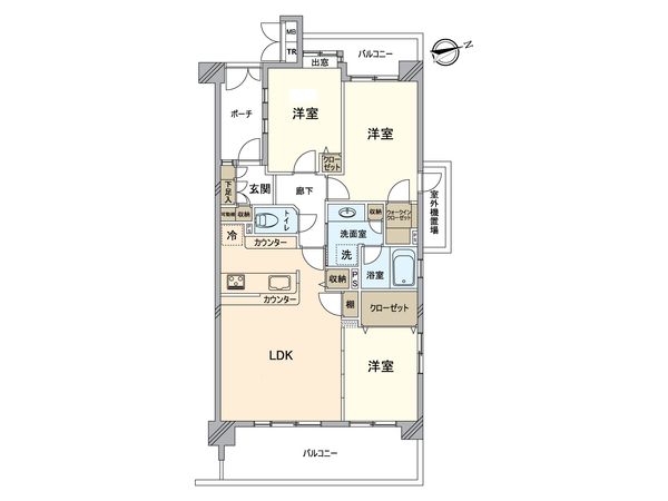アーデル墨田文花 間取図(平面図) 間取図(平面図)