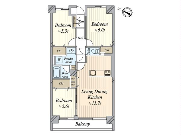 間取図(平面図)
