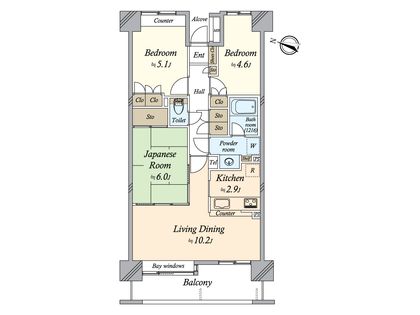 間取図(平面図)