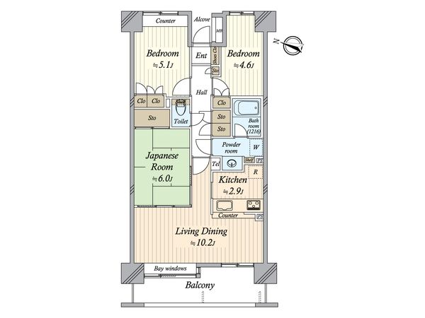 イーストパークス大島 セントラルスクエア 間取図(平面図) イーストパークス大島 セントラルスクエア 間取図(平面図)