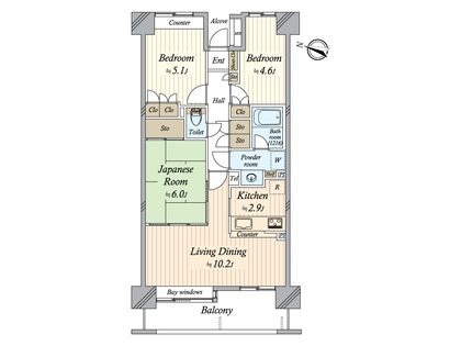 間取図(平面図)