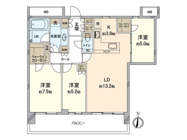 アーバンドックパークシティ豊洲 間取図(平面図)
