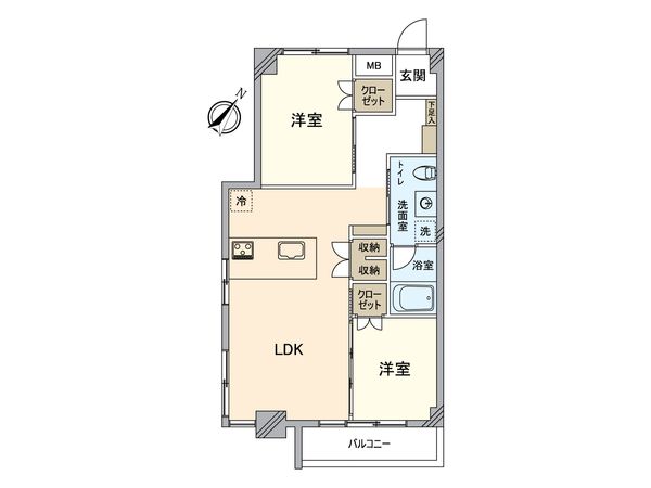 新日暮里ハイツ 間取図(平面図)