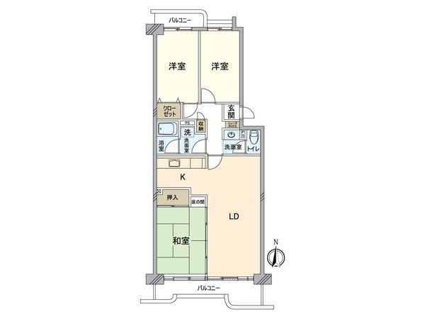 エステート猿江 3号棟 間取図(平面図)