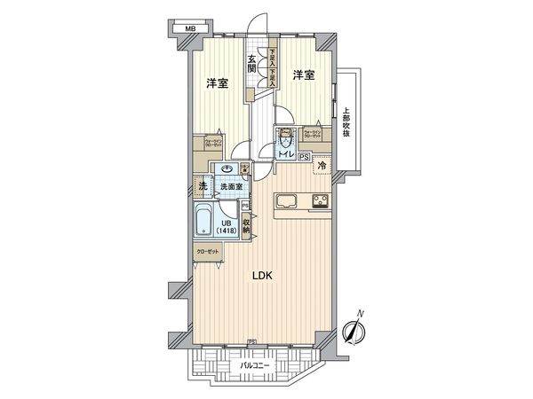 モアステージ墨田 間取図(平面図)