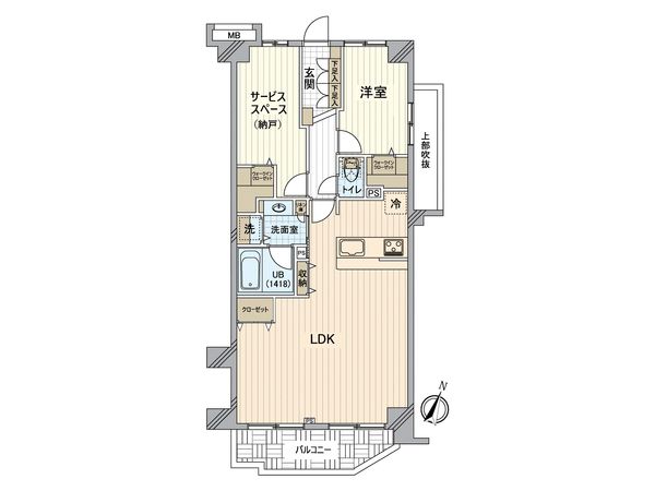 モアステージ墨田 間取図(平面図)