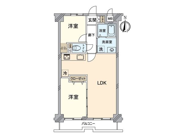 セザール錦糸町 間取図(平面図) セザール錦糸町 間取図(平面図)