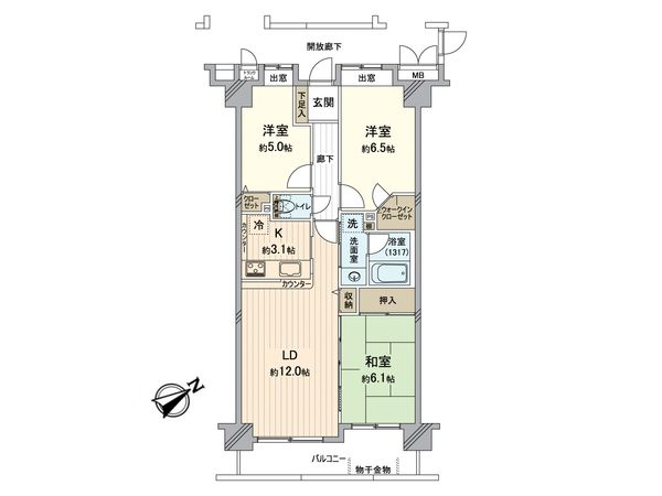 モア・ステージ墨田ラシェール 間取図(平面図) 間取図(平面図)