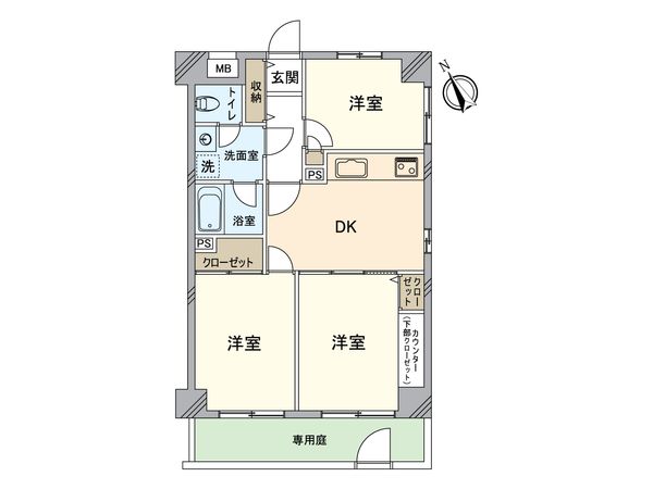 リーベ・パトリー隅田 間取図(平面図)