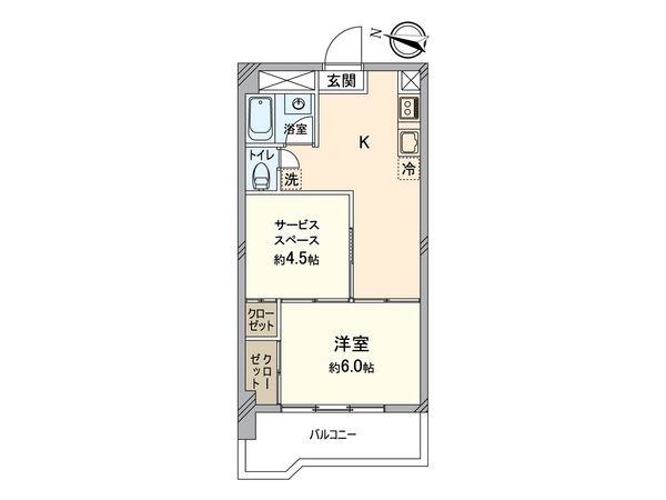 ダイアパレス錦糸町 間取図(平面図)