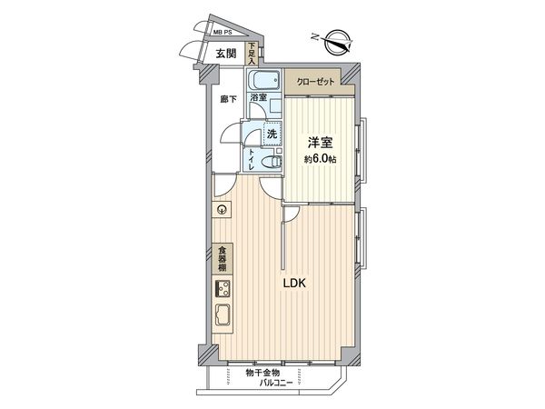 亀戸ダイヤモンドマンション 間取図(平面図)